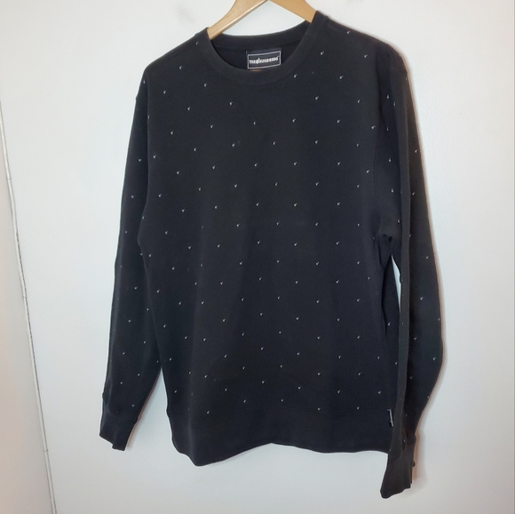 The Hundreds Other - The Hundreds Mini Bomb Print Black French Terry Sweatshirt L
